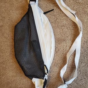 Lululemon All Hours Belt Bag ~ White/Black